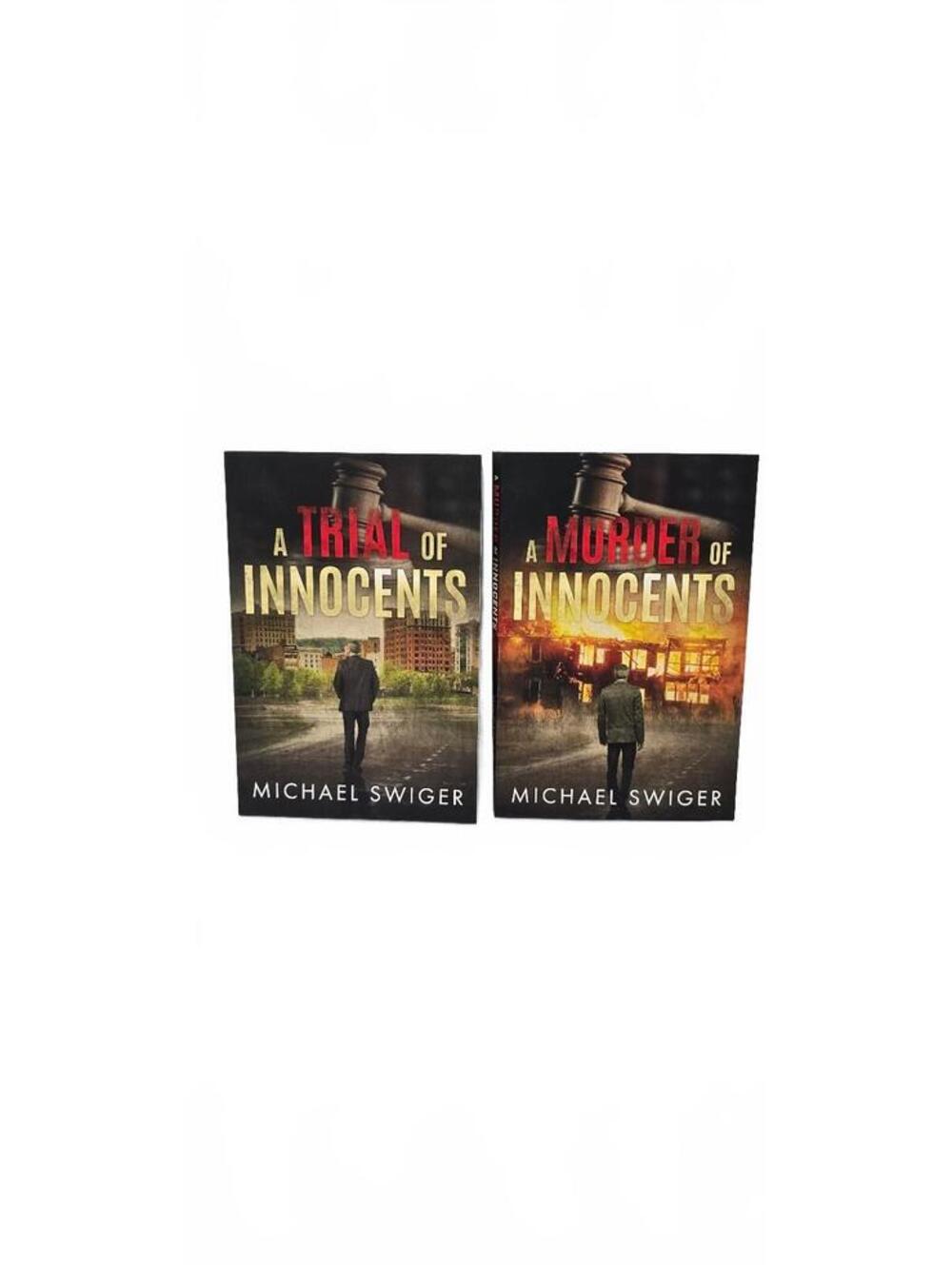 A Trial of Innocents & A Murder of Innocents by Michael Swiger - Set of 2 Books